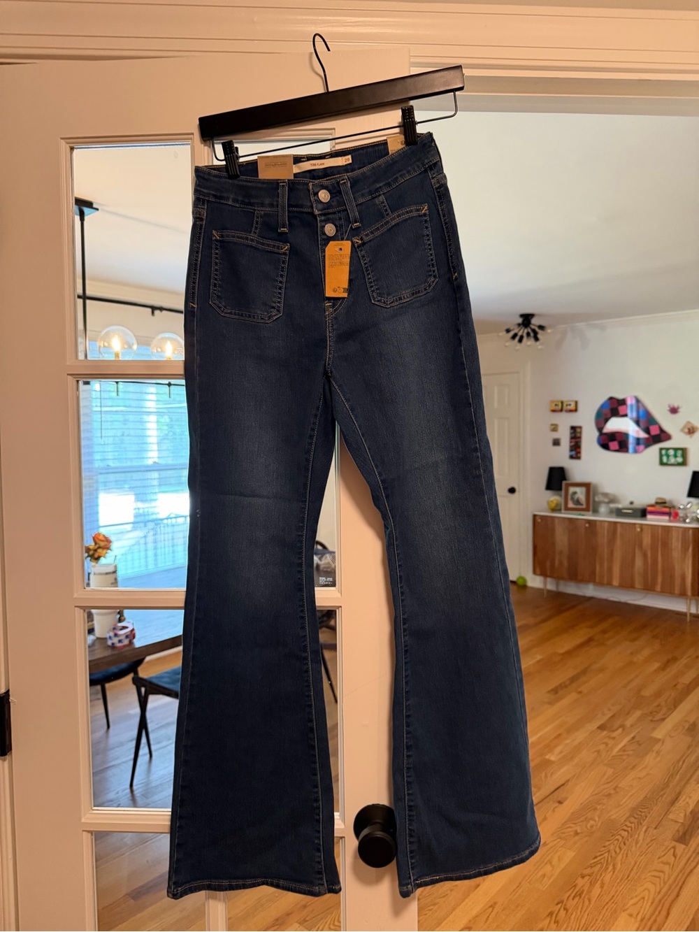 Levi's Dark Blue Flare Jeans